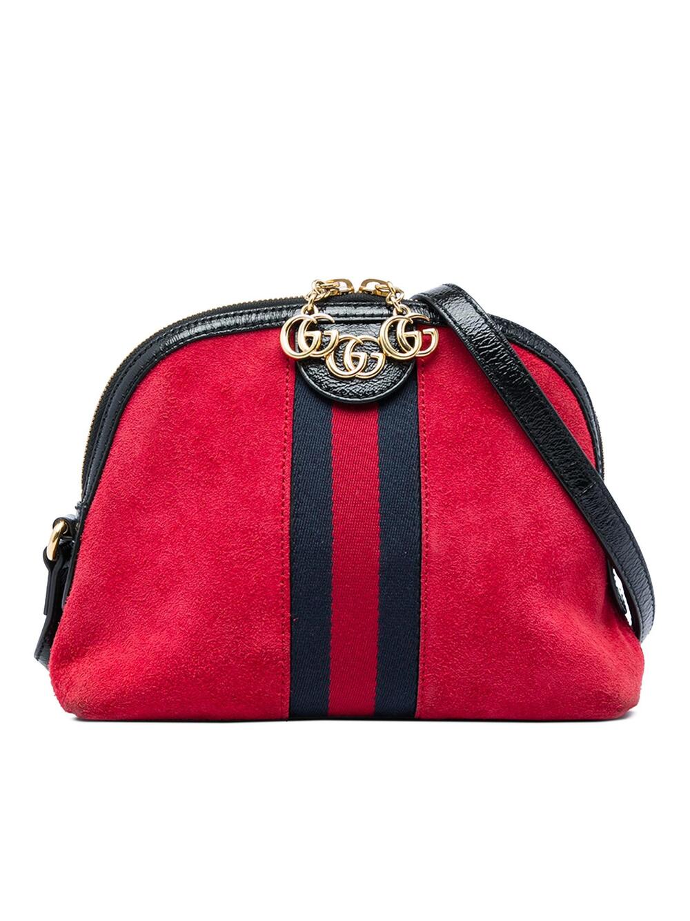 Gucci Small Suede Web Ophidia Dome #344623G69B